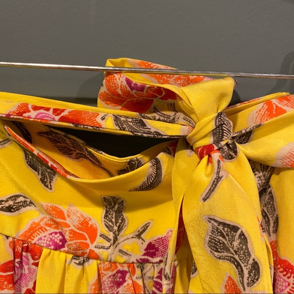 Joie Denisha Floral Silk Wrap Skirt EUC - Picture 3 of 9
